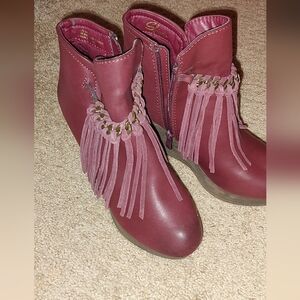 23 Vintage Tassel Wedge Boots